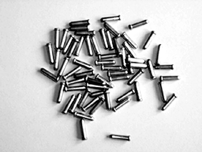 Endkappen Quetschnippel 1.2mm Innendurchmesser - silber