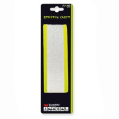 Reflexband Stretch Breit gelb